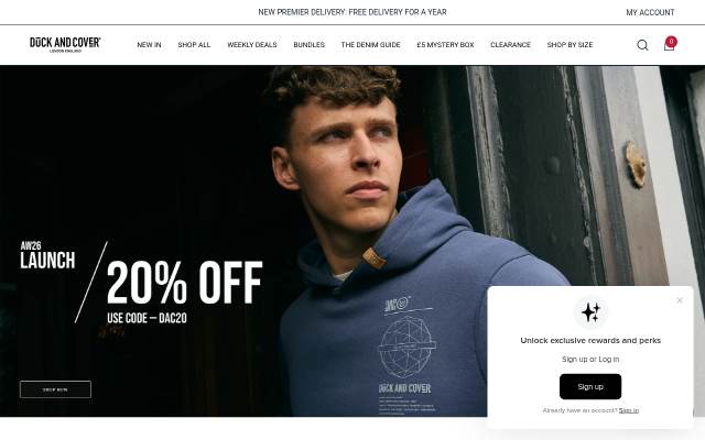 Duck and Cover storefront