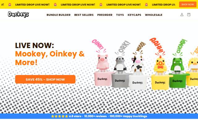 DuckeyCaps storefront