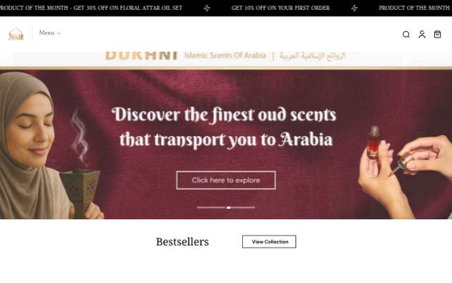 Dukhni - Islamic Scents of Arabia الروائح الإسلامية العربية (UK) storefront