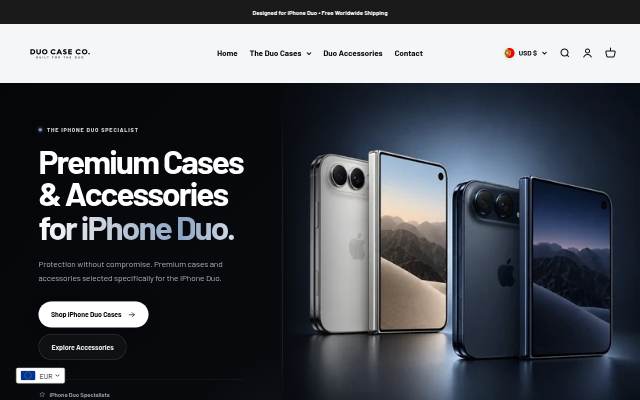 Startseite von Duo Case Co