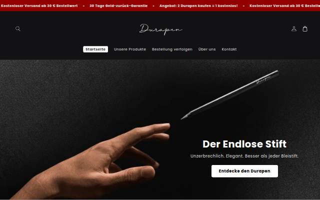 Durapen storefront