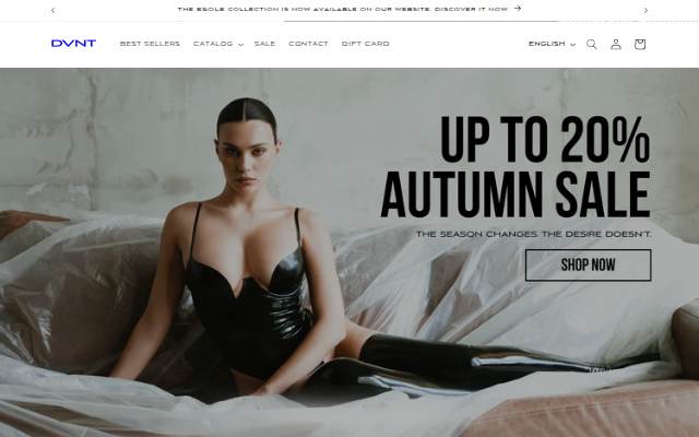 DVNT storefront
