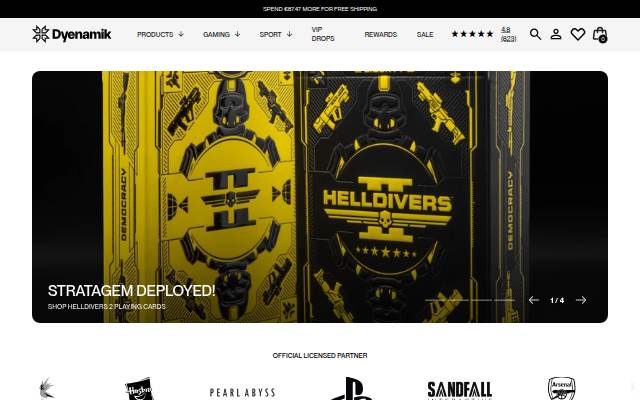 Dyenamik storefront