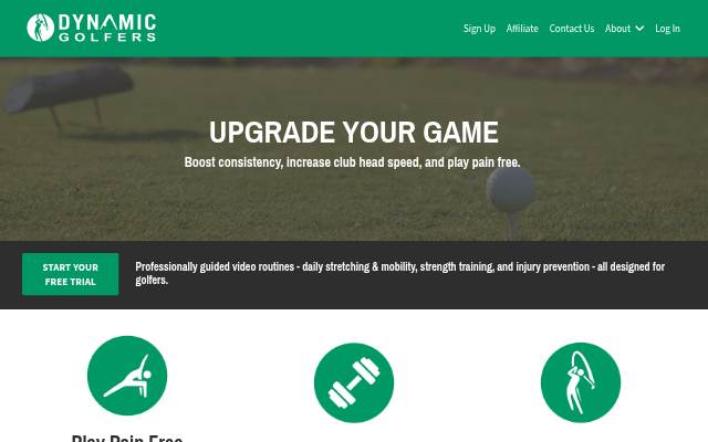 Dynamic Golfers storefront