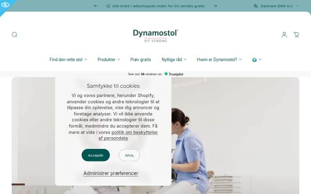 Dynamostol storefront