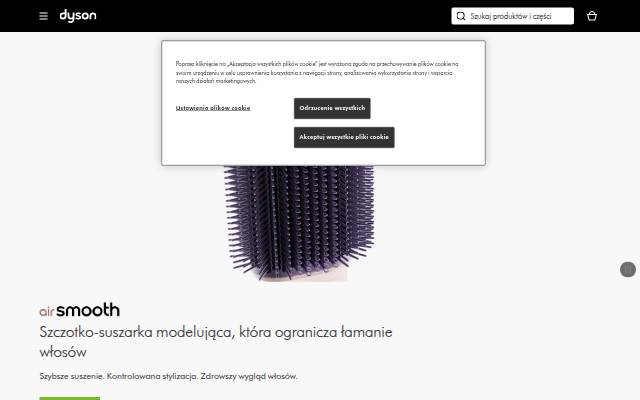 Dyson Polska storefront