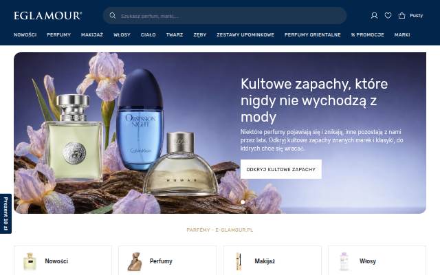 Perfumeria internetowa E storefront