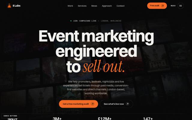 E Labs storefront