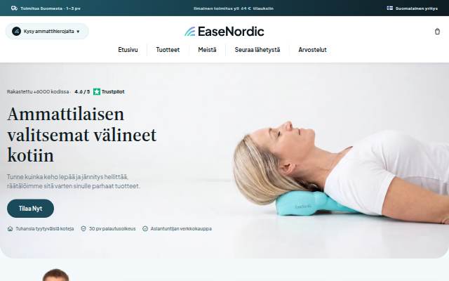 EaseNordic storefront