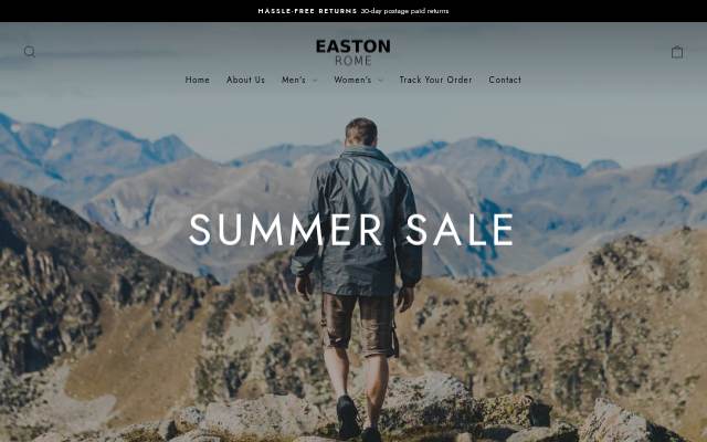 Easton Rome storefront