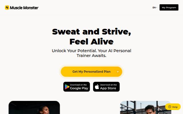Muscle Monster storefront