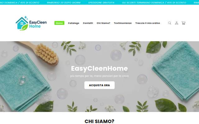EasyCleenHome storefront