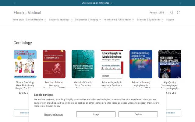 Montra da Ebooks Medical