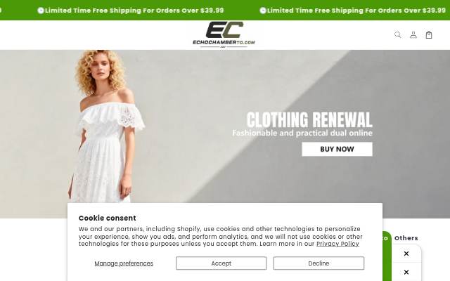 Echochamberto storefront