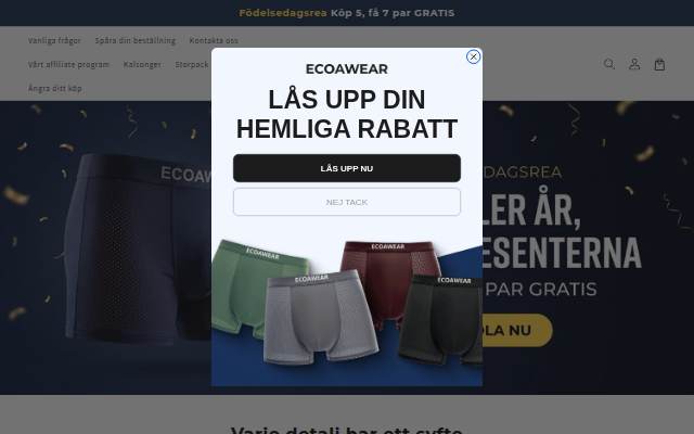 EcoaWear storefront