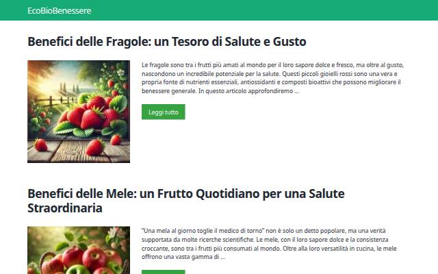 EcoBioBenessere storefront