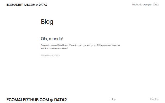 Startseite von ECOMALERTHUB.COM @ DATA2