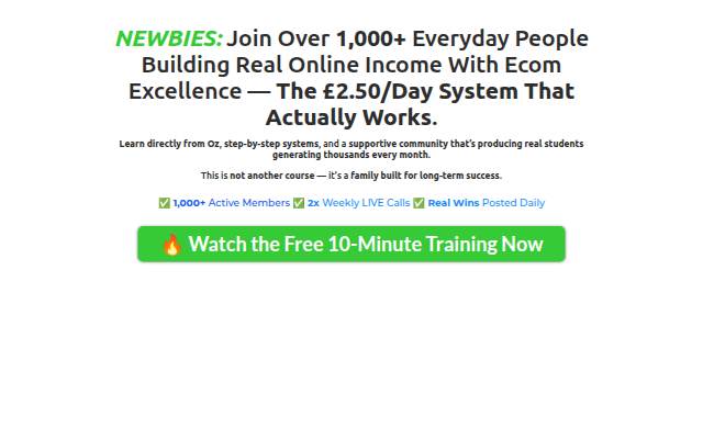 Get The Training storefront