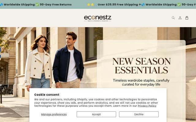 Econestz storefront