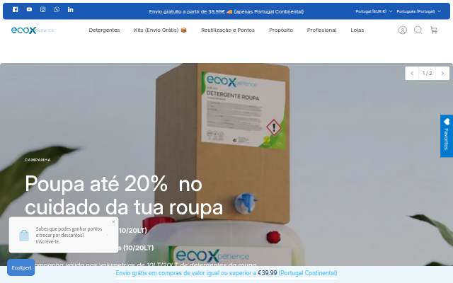 Vitrine de EcoX