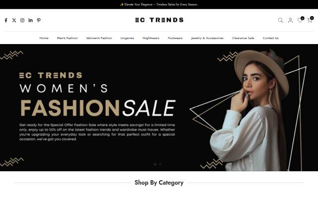 EC TRENDS storefront