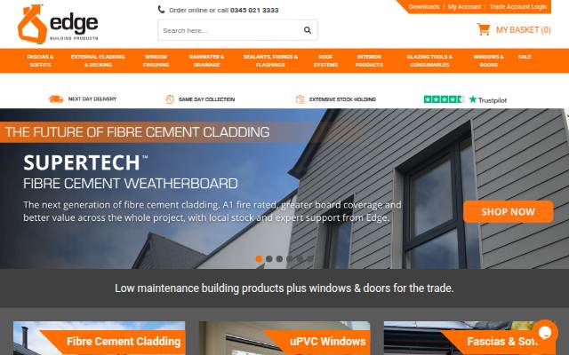 Edge Building Products storefront