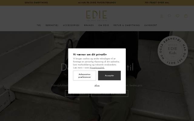 Startseite von EDIE