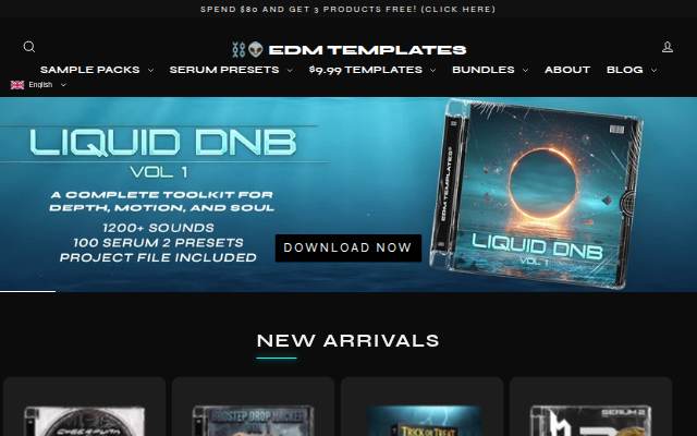 ⛓👽 EDM TEMPLATES storefront