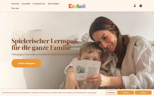 Edubini storefront