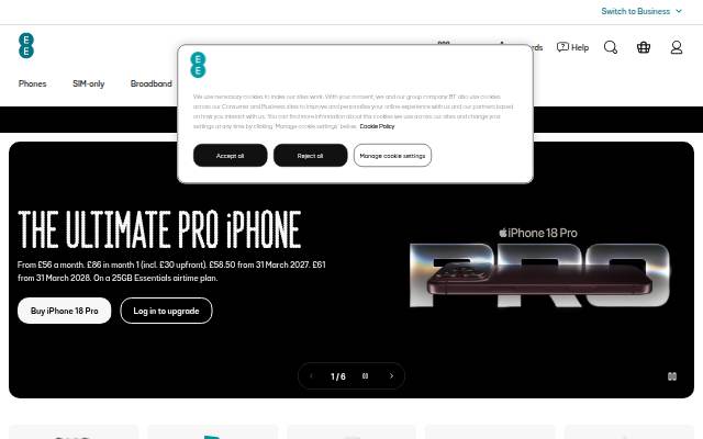 EE storefront