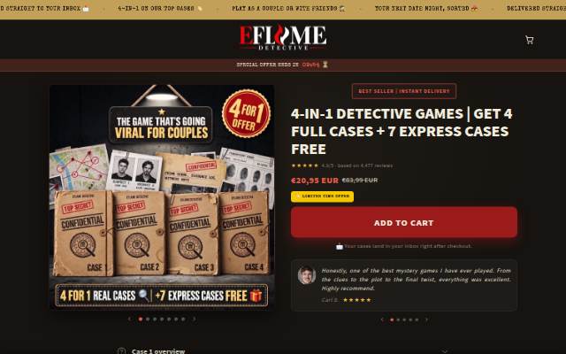 Startseite von EFLAME