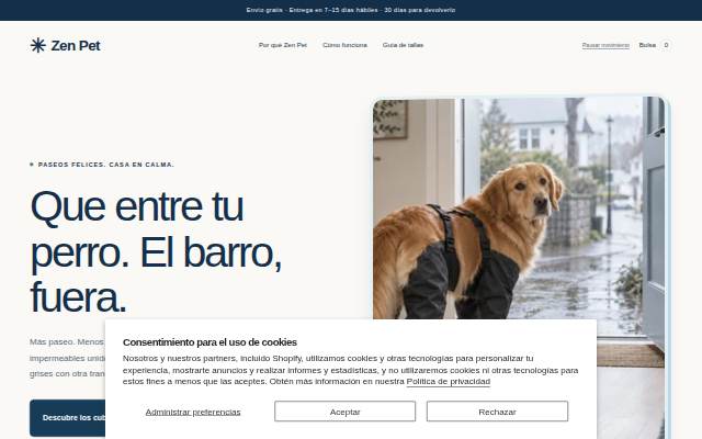 Zen Pet storefront
