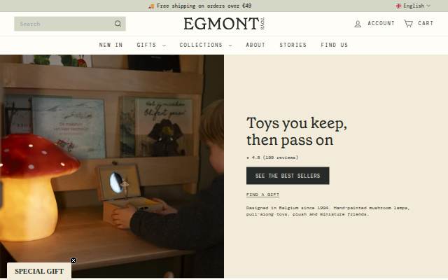 Startseite von Egmont Toys