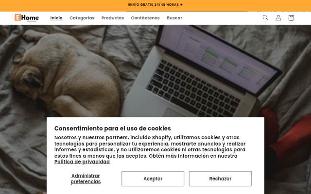 E-Home storefront