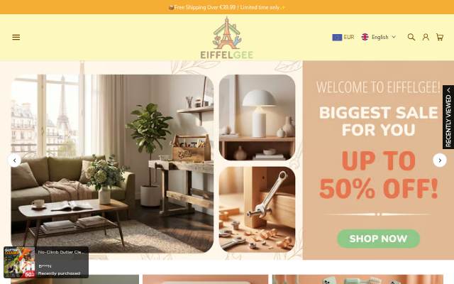 Montra da Eiffelgee
