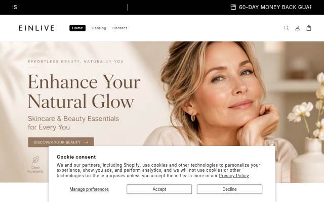 EINLIVE storefront