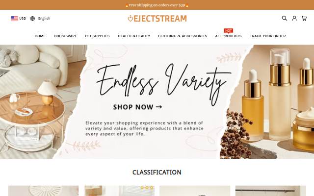 EJECTSTREAM storefront
