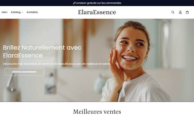 ElaraEssence storefront