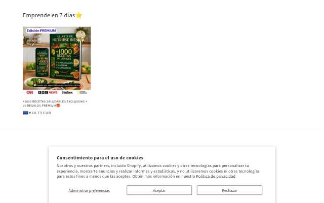 Internacional El Arte de Nutrirse Bien storefront