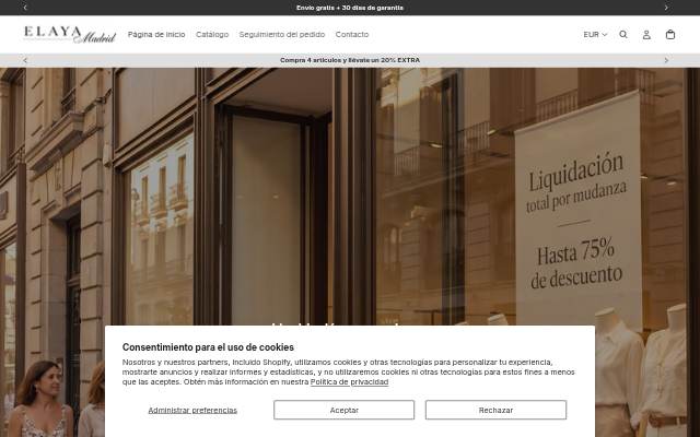 Elaya storefront