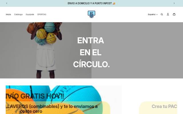 Vitrine de EC HOOPS