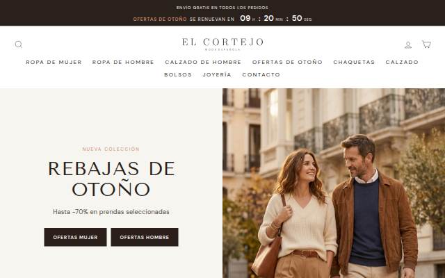 Montra da Tienda no disponible