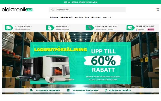Elektronik.se storefront