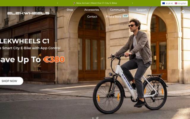 ELEKWHEELS storefront