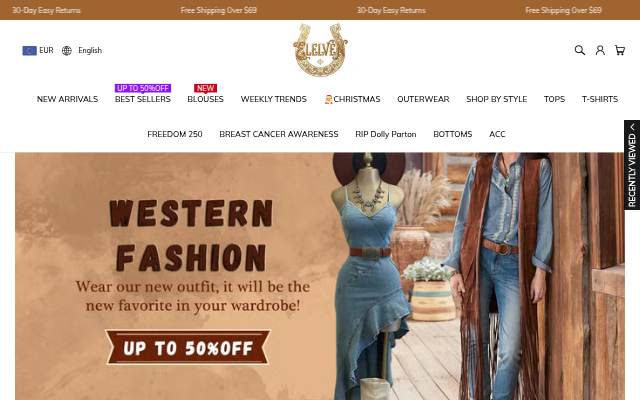 Elelven storefront