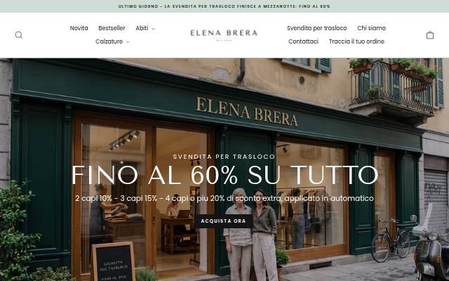 Elena Brera storefront