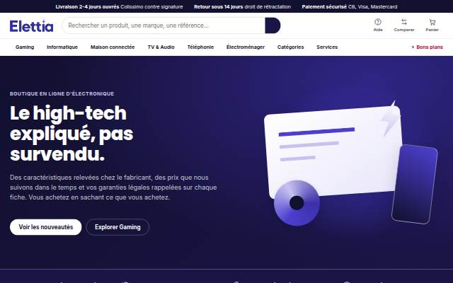 Elettia storefront