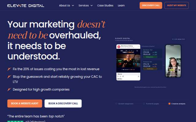 Elevate Digital storefront