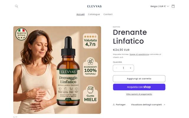 Elevyas storefront