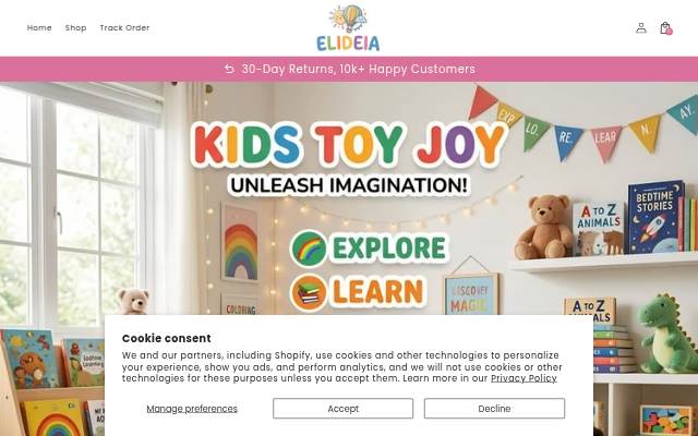 Elideia storefront